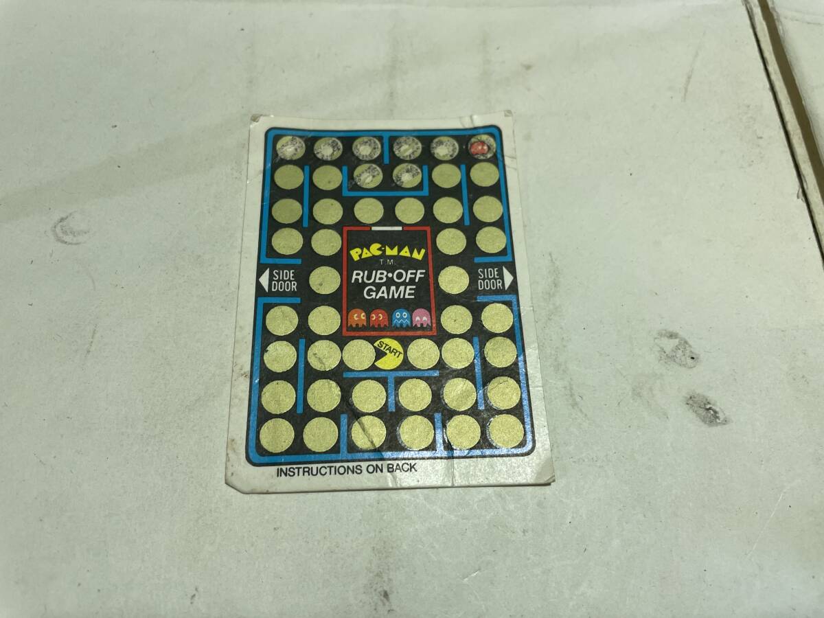 パックマン ゲームカード スクラッチカード拍卖