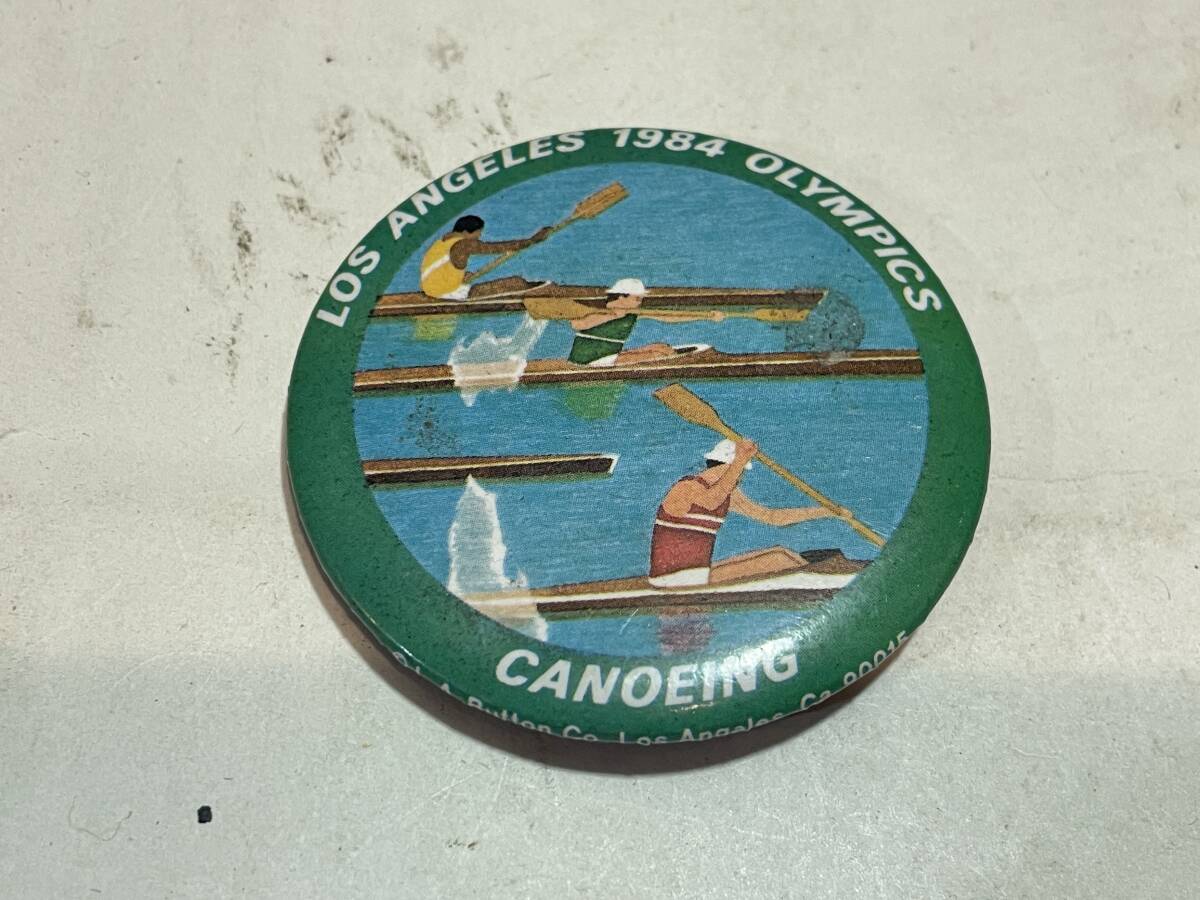 ロス オリンピック 1984年 缶バッチ カヌー拍卖