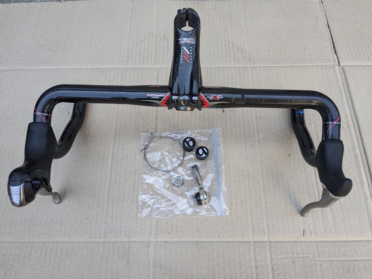 ボントレガー ステム ハンドル デュラエース ダブルレバー 7800 カーボン SSLX トレック TREK マドン Madon 5500 SL 5900拍卖