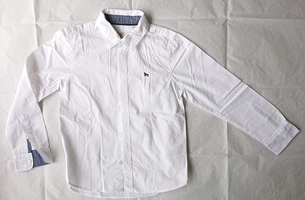 ★美品 H&M エイチアンドエム 長袖シャツ ホワイト オックスフォード 拍卖