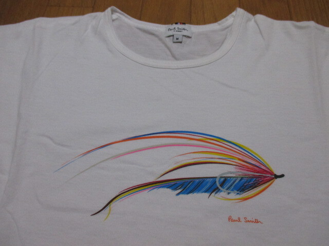 即決★Poul Smith ポールスミス Tシャツ フライフィッシング 毛針/レディース/M拍卖