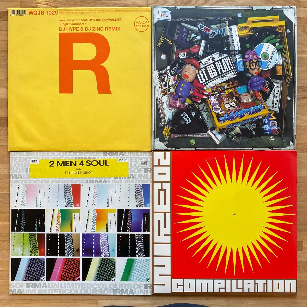 レコード ☆★ ダンス4枚セット COLDCUT / Ram Jam World / 2 Men 4 Soul / wire02 中古 まとめて ※他商品との同梱不可 Dance-set-②4拍卖
