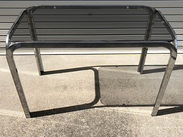 ガラステーブル ガラス天板 角丸 テーブル拍卖