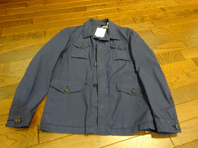 激安!新品 送料無料 イタリア LBMのカバーオールジャケット ネイビー 50拍卖