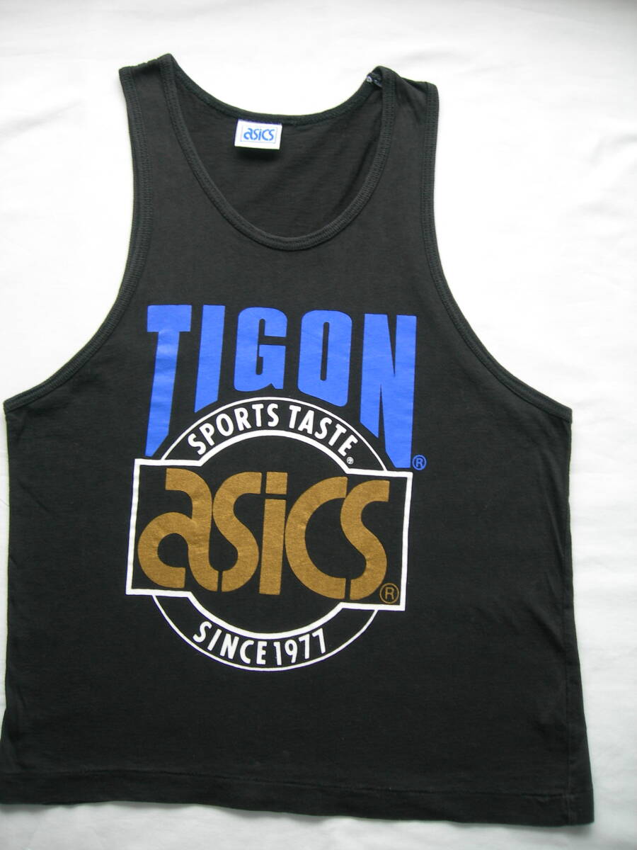 asics タンクトップ(黒) サイズ130拍卖
