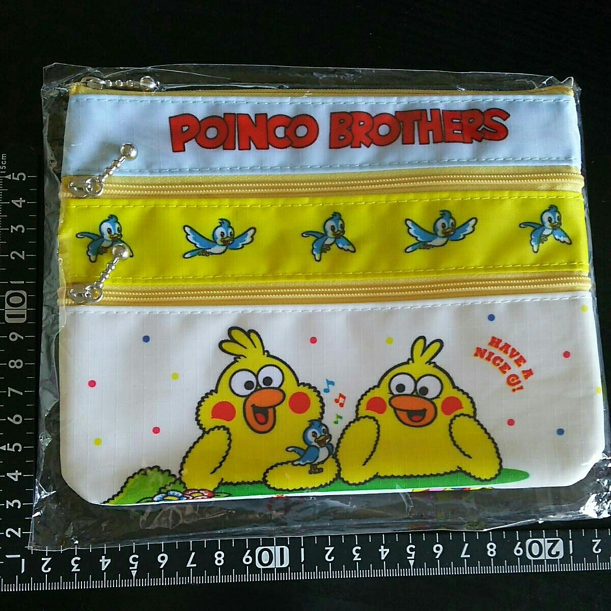 非売品☆docomo☆ポインコブラザーズ☆スリージップポーチ☆①☆残1拍卖