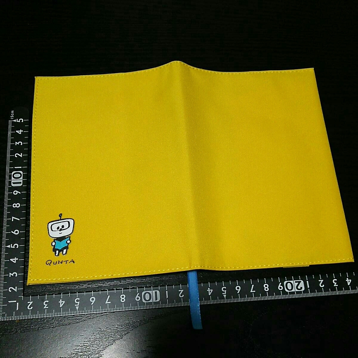 非売品☆QUNTA☆ブックカバー☆イエロー☆①☆残1拍卖