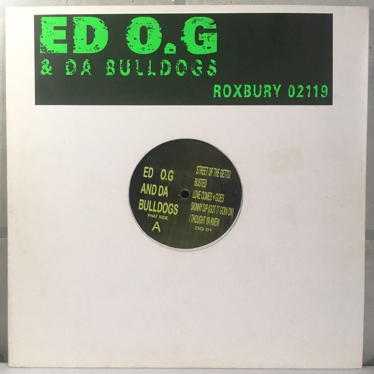 US LP / ED O.G & DA BULLDOGS - ROXBURY 02119 / D.I.T.C Diamond D Joe Manfield / 90s HipHop ボストン産最高傑作!!拍卖
