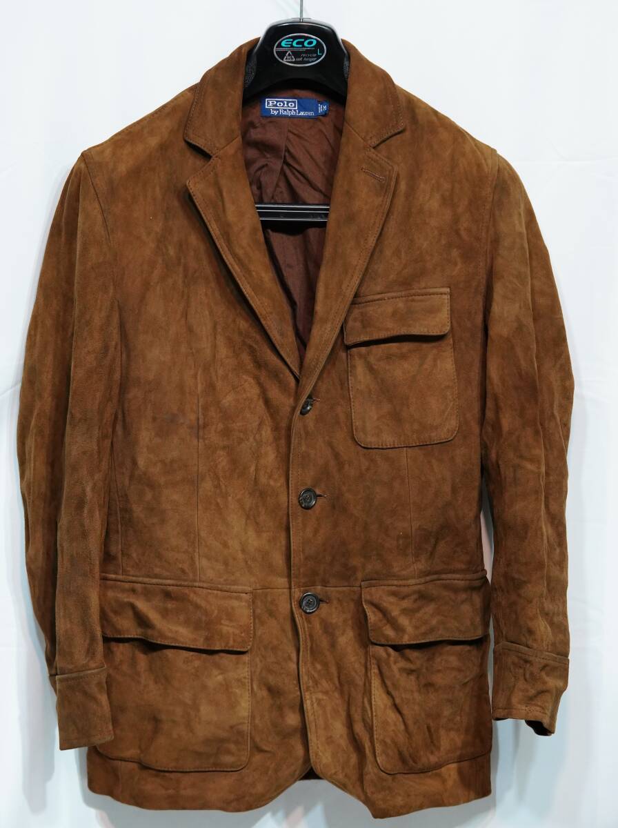 POLO RALPH LAUREN◆レザージャケット・ブルゾン/M/羊革拍卖