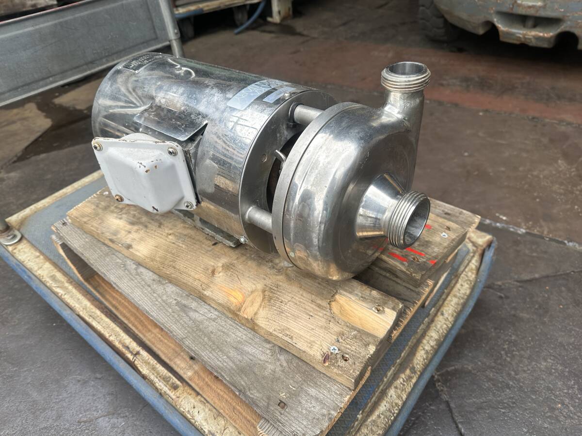 大阪サニタリーポンプ SE40-22 200V 2.2kw ポンプ OSAKA SANITARY サニタリー渦巻ポンプ 液送ポンプ 横軸渦巻ポンプ ステンレス製拍卖