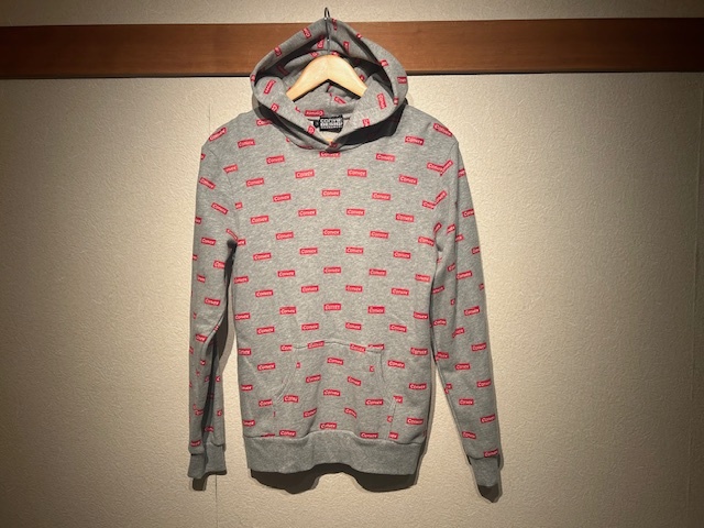 ♪送料無料★Convex★パーカー★Sweat Pullover Parka★ランダムボックスロゴ★プルオーバー★Box Logo★コンベックス★377223-2★灰★S♪拍卖