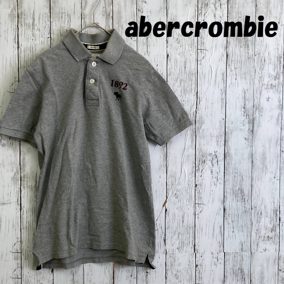 Abercrombie★アバクロンビー★半袖 ポロシャツ★サイズL 85-100拍卖