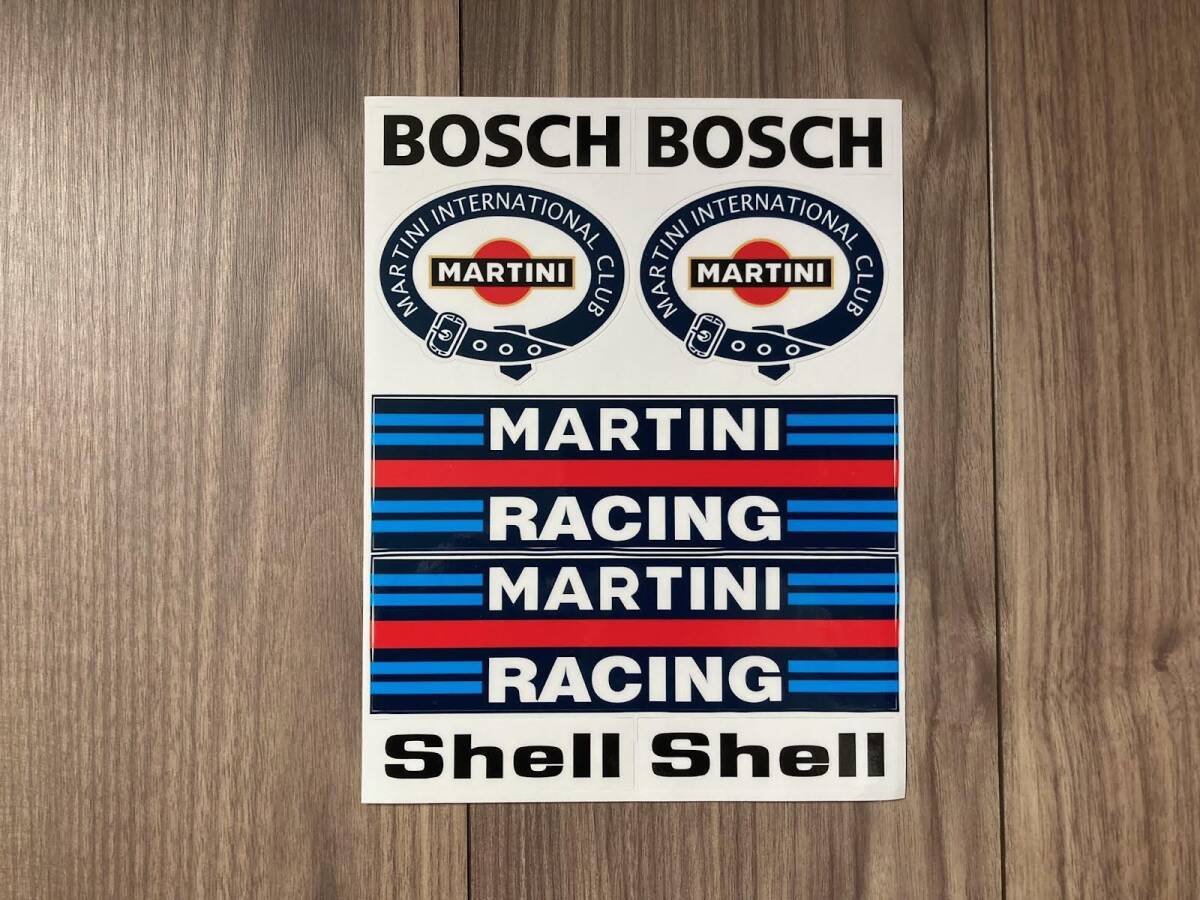 ★送料無料★Martini vintage classic Sticker Decal マルティーニ ステッカー デカール セット拍卖