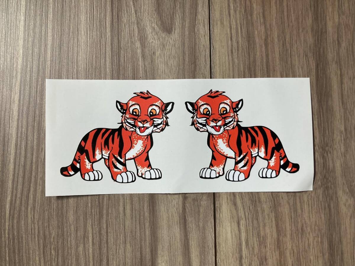 ★送料無料★Triumph TIGER CUB Bike STICKER トライアンフ タイガー ステッカー デカール 2枚セット 75mm x 60mm拍卖