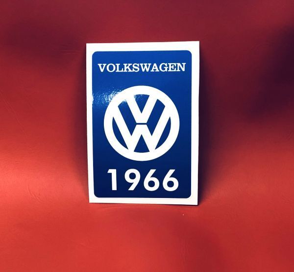 Volkswagen 1966 ステッカー ビートル 66 空冷 beetle vw フォルクスワーゲン kombi 空冷式 air cooled 空冷ワーゲン クラシック (-AC018vw拍卖