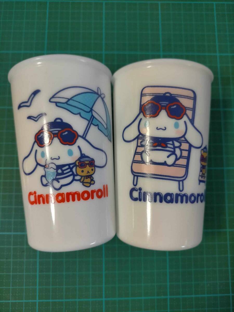 サンリオ シナモンロール ガラス コップ 白 グラス Sanrio Cinnamoroll glass cup White 拍卖