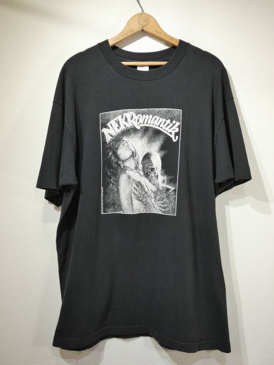 レア USA製 90s ビンテージ FRUIT OF THE LOOM NEKRomantik ネクロマンティック ホラー ムービー ネログロ 映画 上映禁止 Tシャツ XL 80s拍卖