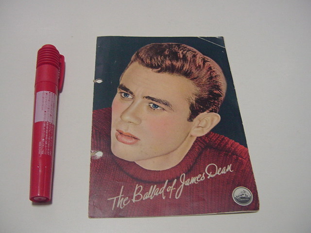 SP盤歌詞カード「さらばジェームス・ディーン」ビクター S-255/映画スター/映画音楽?拍卖