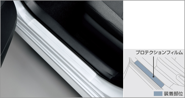カローラ/COROLLA:純正 プロテクションフィルム(ロッカー)拍卖