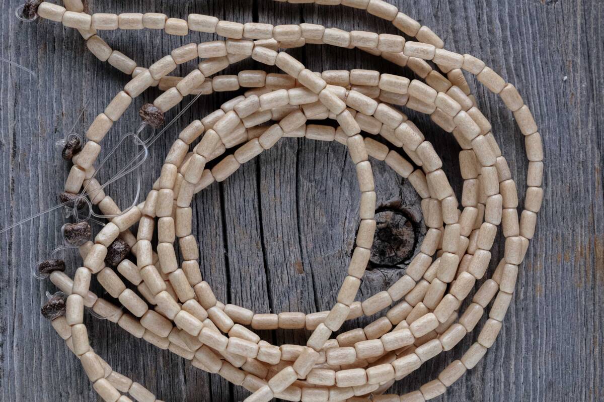 *wood beads tube type拍卖