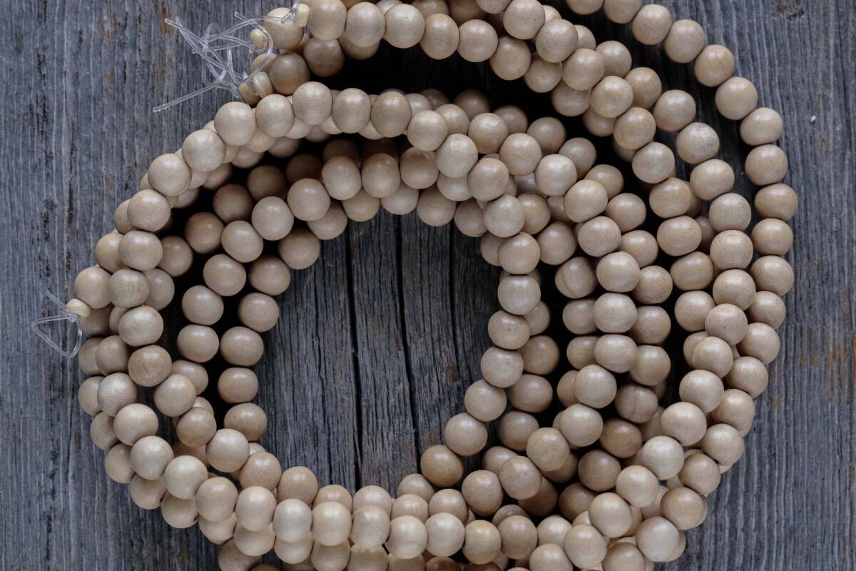 *wood beads拍卖