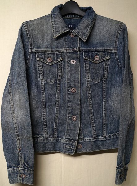 ◆GAP ギャップ◆USED加工デニムジャケット ジージャン Gジャン◆サイズS◆拍卖