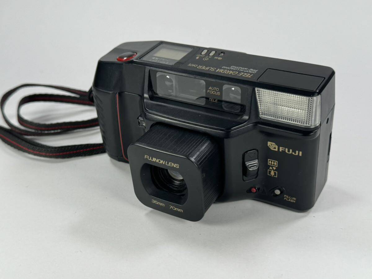 FUJIFILM TELE CARDIA SUPER DATE フジフィルムコンパクトフィルムカメラ拍卖