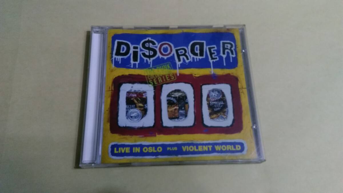 DISORDER - Live In Oslo/Violent World☆Chaos UK Concrete Sox Disclose Kaaos Disgusting Lies Oi Polloi Doom Discharge拍卖