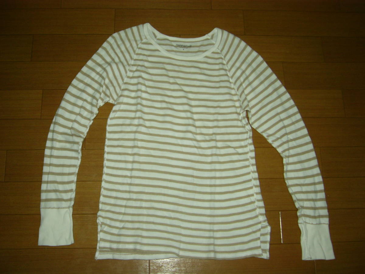 ノンネイティブ nonnative カットソー 1 ボーダー ロンTシャツ /拍卖