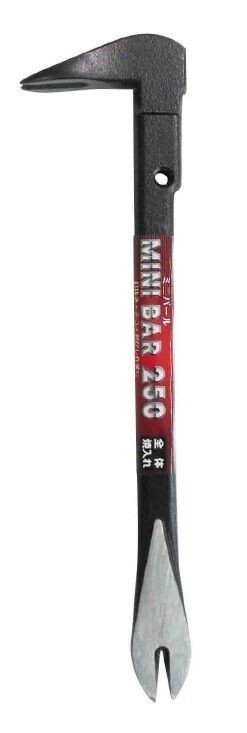☆クリックポスト・メール便 送料無料☆ H&H ミニバール HMB-250 くぎ抜き 全体焼き入れ スリムタイプ拍卖