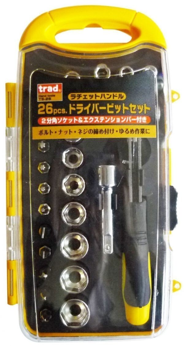 trad 26pcs ドライバービットセット TS-26 ☆ソケットレンチ拍卖