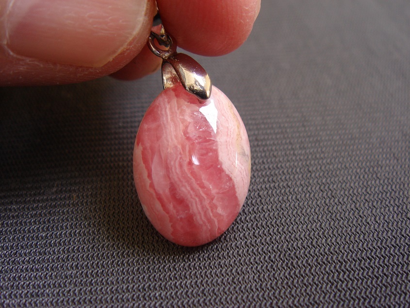 ☆超人気,極上品,天然5A級インカローズロードクロサイトペンダントトップA8拍卖