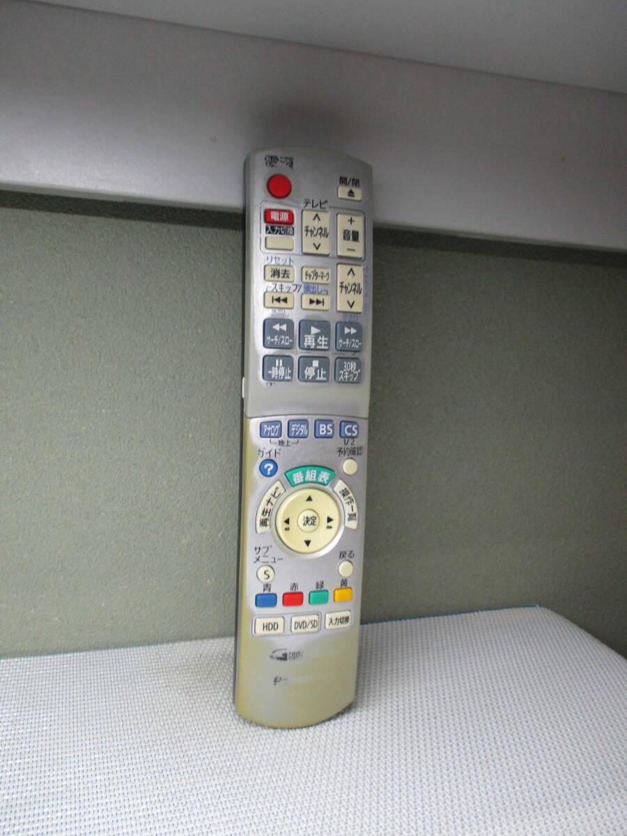 Panasonic ハイビジョンDVDレコーダー用リモコン N2QAYB000187拍卖