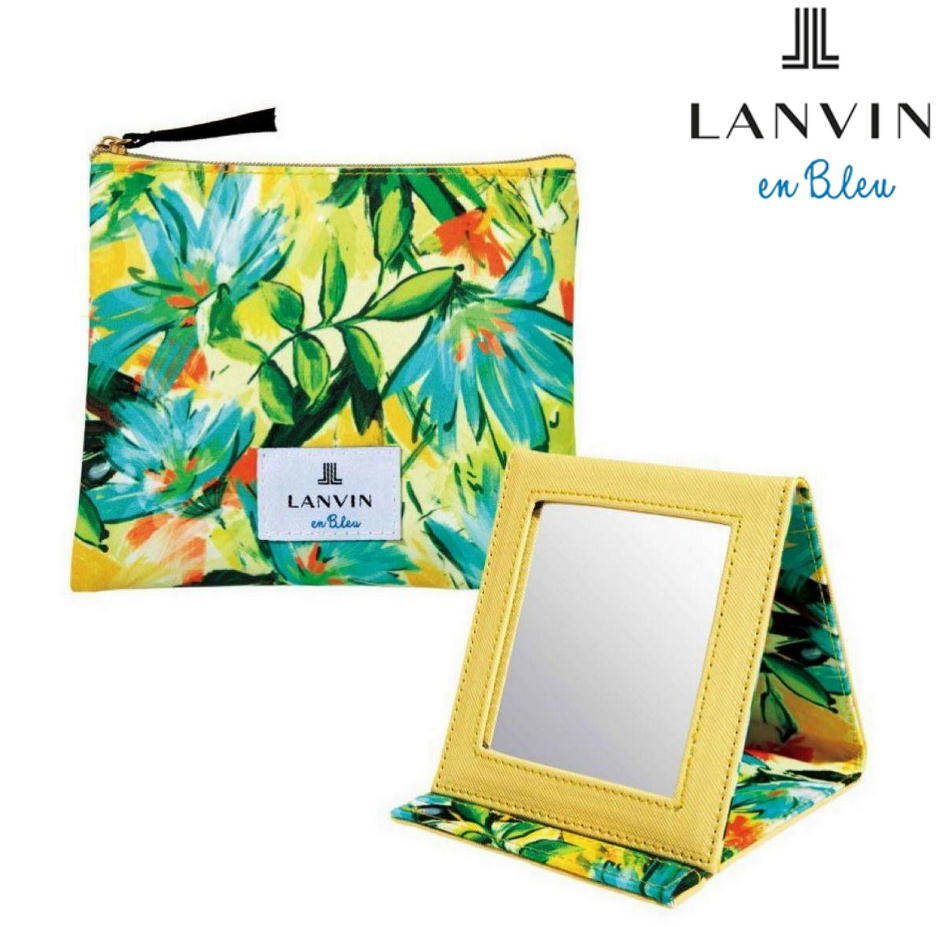 LANVIN en Blue ランバンオンブルー 豪華ミラー&ポーチセット Sweet 付録 折り畳みミラー拍卖