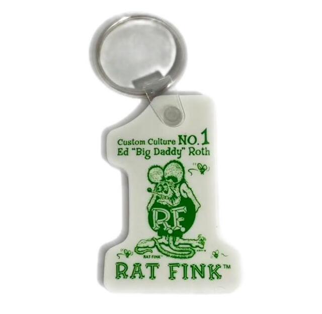 ラットフィンク キーホルダー RATFINK ナンバーワンRKF040WH拍卖