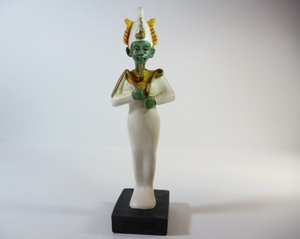 ¶ 古代エジプト オシリス 置物 ¶ エジプト神 像 オブジェ ファラオ エジプト ヒエログリフ egypt拍卖