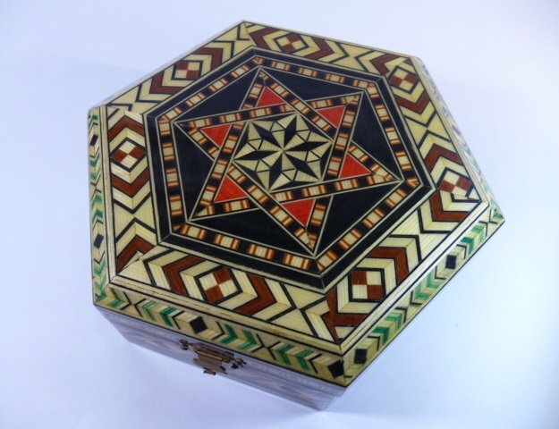 ξ スペイン 寄木細工 木象嵌 タラセア 小箱 小物入れ ξ ミラー 木 象嵌 鏡 アクセサリー ケース グラナダ拍卖