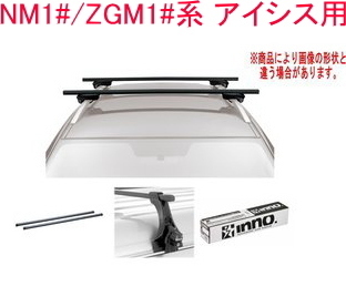 送料無料!INNO キャリアセット スクエアベース トヨタ NM1#/ZGM1#系 アイシス用【INSUT/K740/INB127BK】拍卖