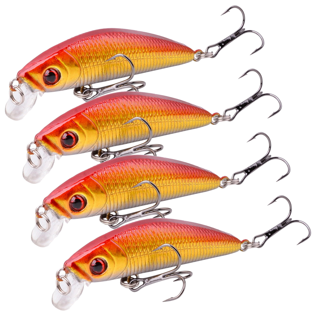 【代引き不可】VIB ルアー 4個セット 疑似餌 約7cm 約8.5g VIB 釣り 餌 釣具 釣りえ 偽物エサ Color-J拍卖