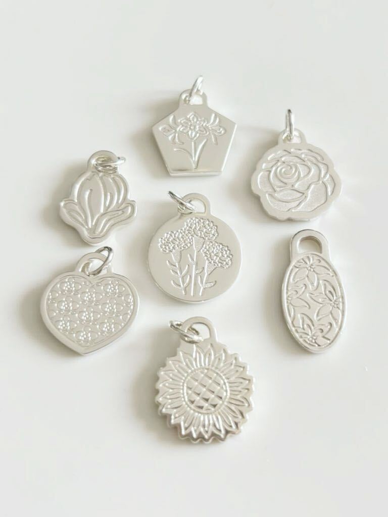 ティファニー ペンダント ネックレストップ 7点セット ひまわり ゆり バラ など 174拍卖