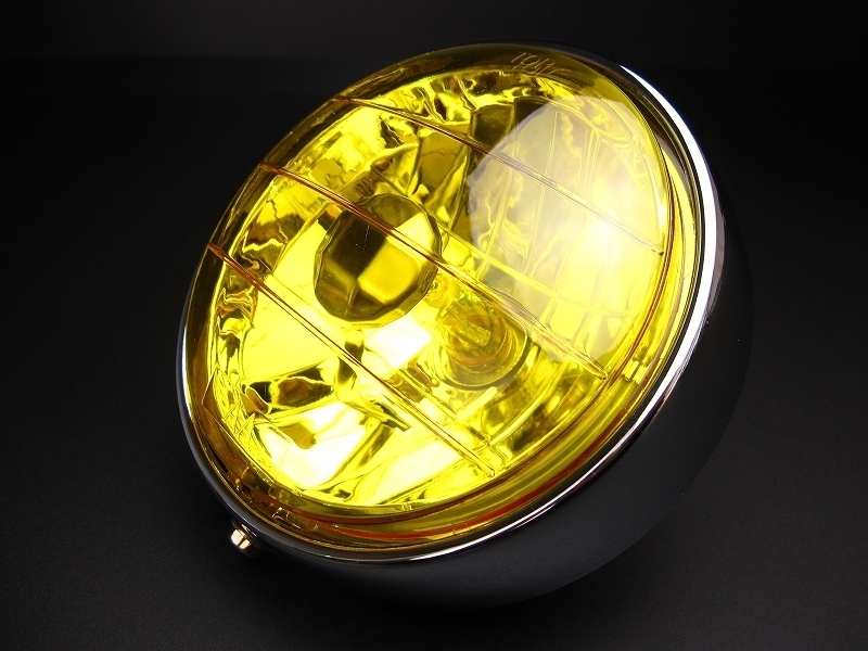 スーパーカブ/リトルカブ マルチリフレクターヘッドライトレンズ イエロー拍卖