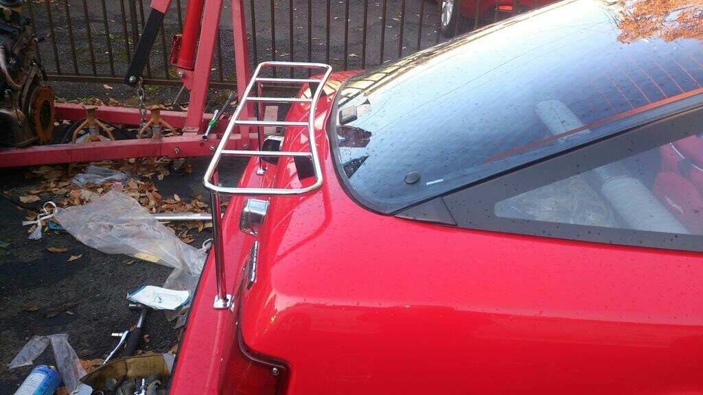 【鬼レア!当時物!】マツダ 純正!サバンナ RX-7 初代 SA22C オプション リア デッキ ガード キャリア ラック 東洋工業 リアキャリア 希少拍卖