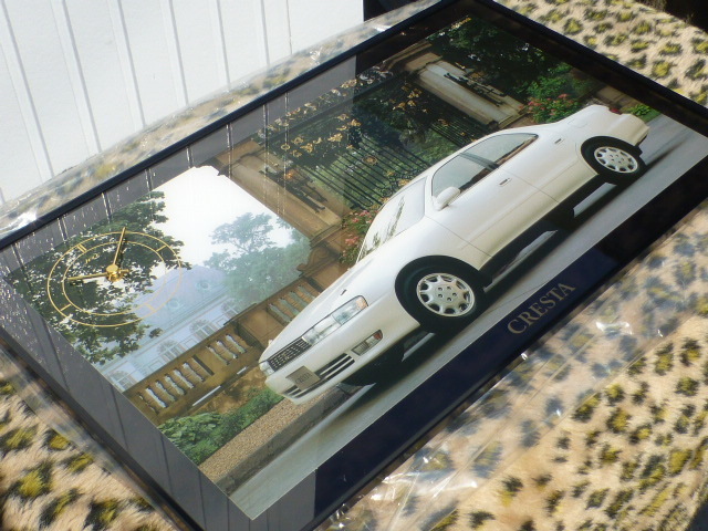 【新品!】クレスタ 壁掛け時計 パネル時計 90 非売品 100 ノベルティ トヨタ 旧車 絶版車 街道レーサー マークⅡトヨペット 当時物 ハイソ拍卖
