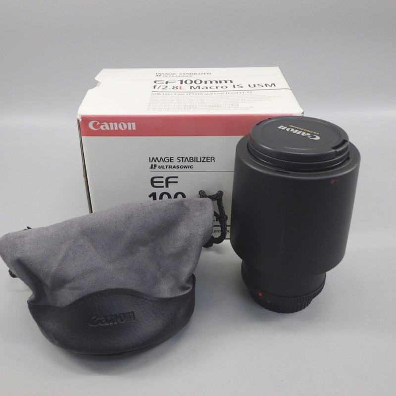 1円〜 Canon キヤノン EF 100mm f/2.8L Macro IS USM ※動作確認済 現状品 レンズ 325-2718242【O商品】