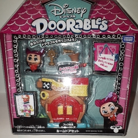 未開封!DISNEY 1ディズニー ドアラブル 【フック船長 パイレーツドア】ルームドアセット限定ドアフィグ付!ピーターパン拍卖