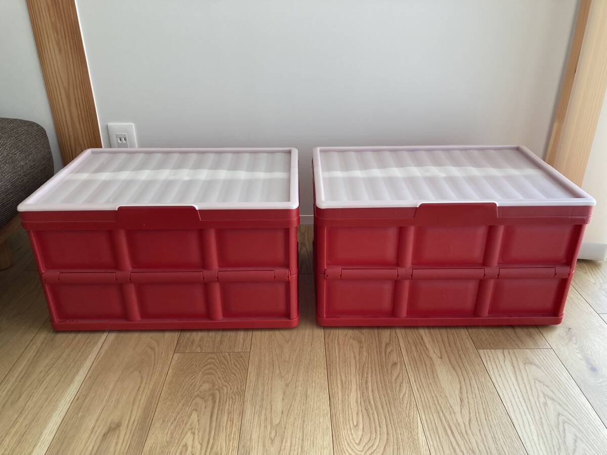 Tonterelli URSUS FOLDING CRATE WITH FLIP LID USED 蓋付き 折りたたみ コンテナ ボックス フォールディング ストレージ ITALY イタリア拍卖