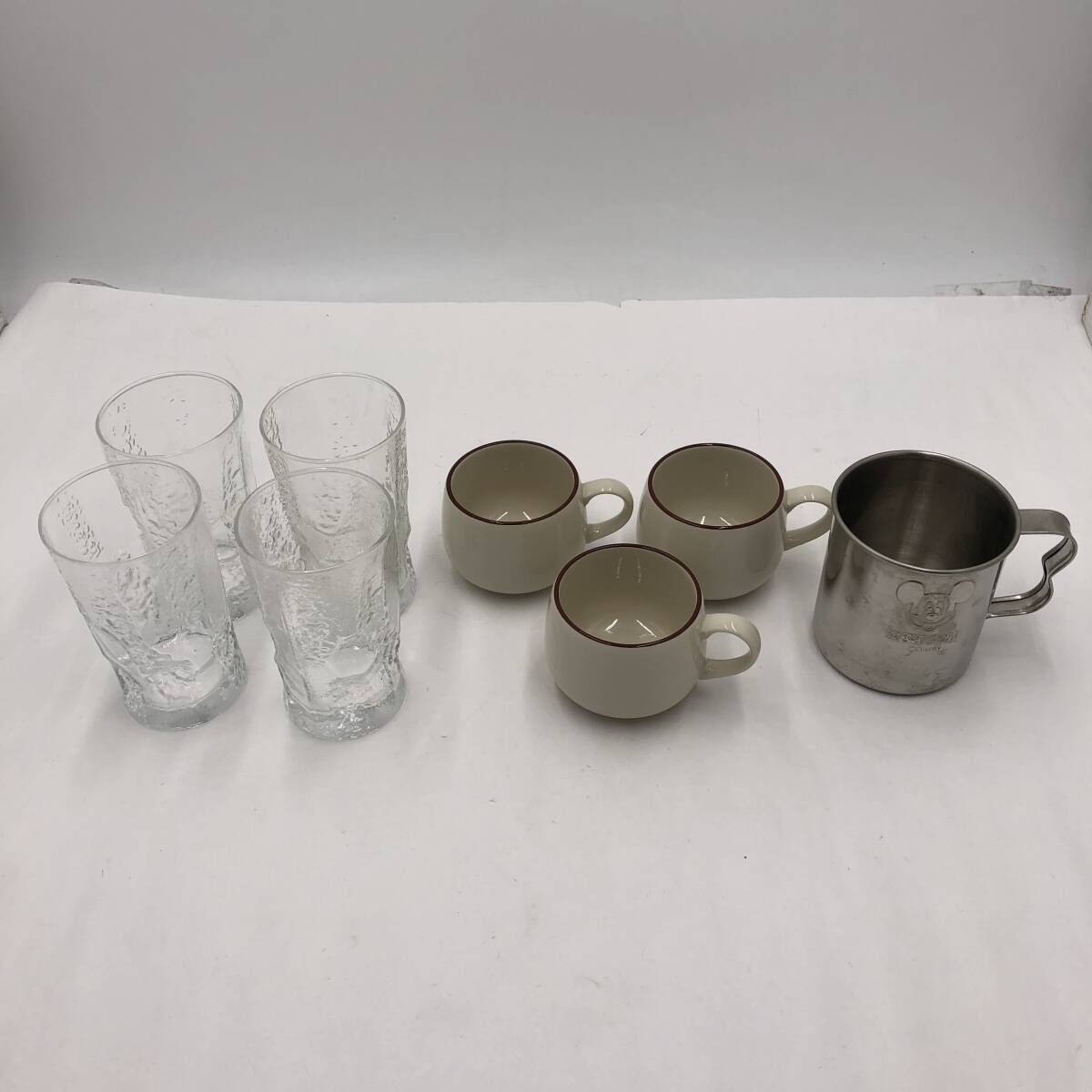【まとめ売り】★コップ8個★ガラス4個 / 陶器 3個 / マグ(ミッキー) 1個 DH027X070HA拍卖