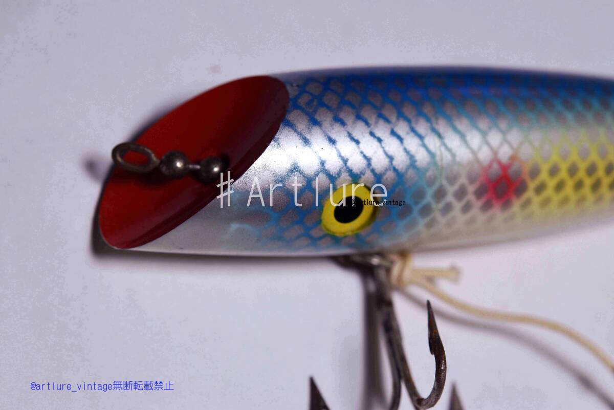 LUCKY LOUIE PLUG BY BILL MINSERVINTAGE LURE (Y542-327BLUE)USA MADE #OLDLURE #ARTLURE_VINTAGE #ヴィンテージルアー拍卖