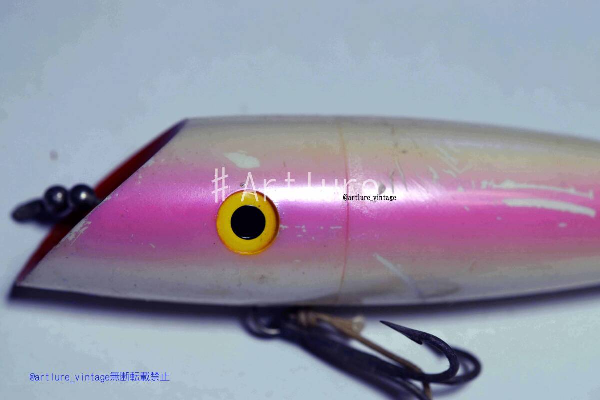 VINTAGE LURE (Y542-327PINK)USA MADE #OLDLURE #ARTLURE_VINTAGE #ヴィンテージルアー拍卖