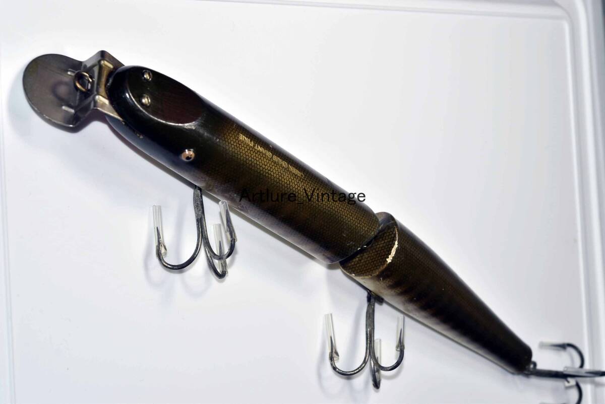 big wood lure オールド希少珍品面白ルアー マニア向けVINTAGE LURE (y546-328 ) ヴィンテージ ルアー 蒐集家向けルアー拍卖